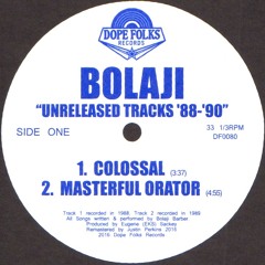 Bolaji - Masterful Orator 1989
