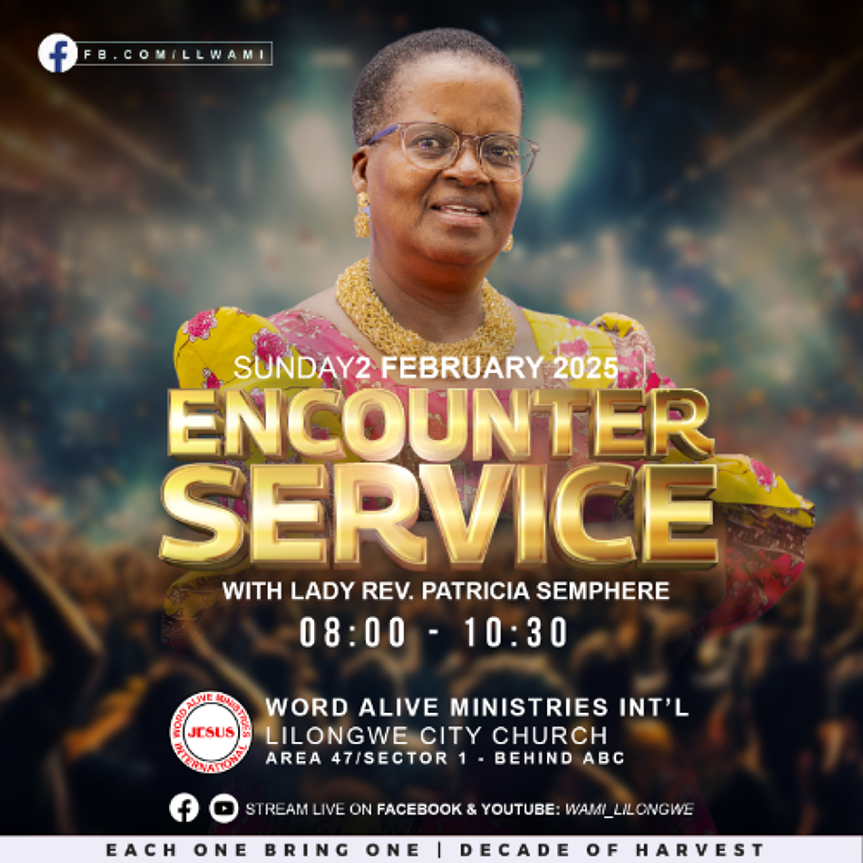Encounter Service | Lady Rev Patricia Semphere - "The Prophetic Blessings"