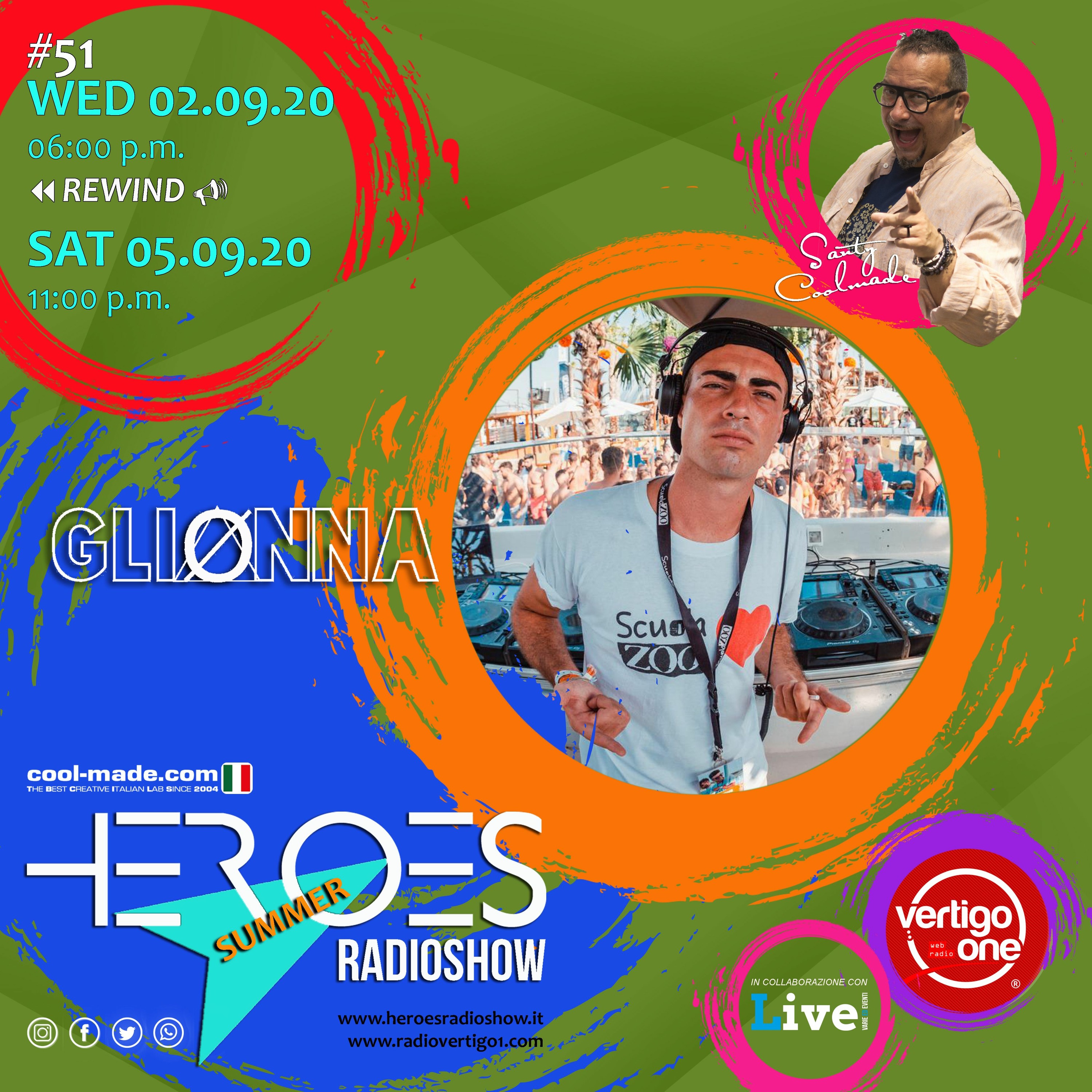 #51/2019-20> HEROES RadioShow - Special Guest  GLIONNA episode artwork