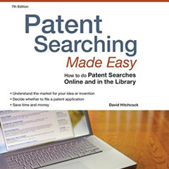 [VIEW] EBOOK 🧡 Patent Searching Made Easy: How to do Patent Searches Online and in t