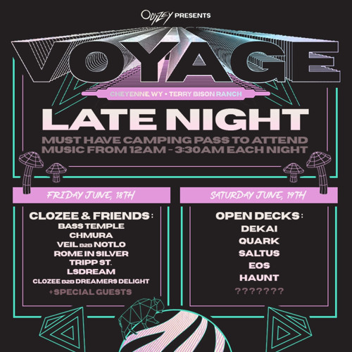Bass Temple - Odyzey Presents Voyage