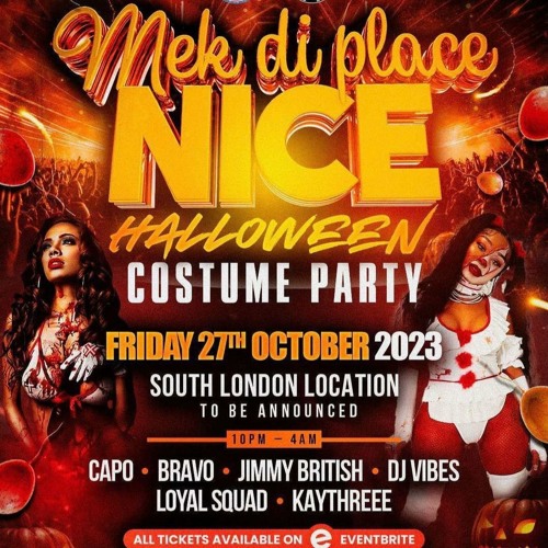 Live Audio: Mek Di Place Nice Halloween Edition | Mixed & Hosted By @DJKAYTHREEE