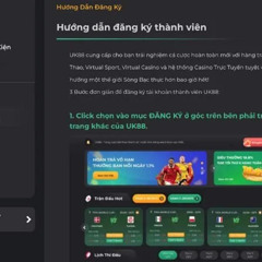 Tìm hiểu các bước đăng ký account ở sảnh game UK88