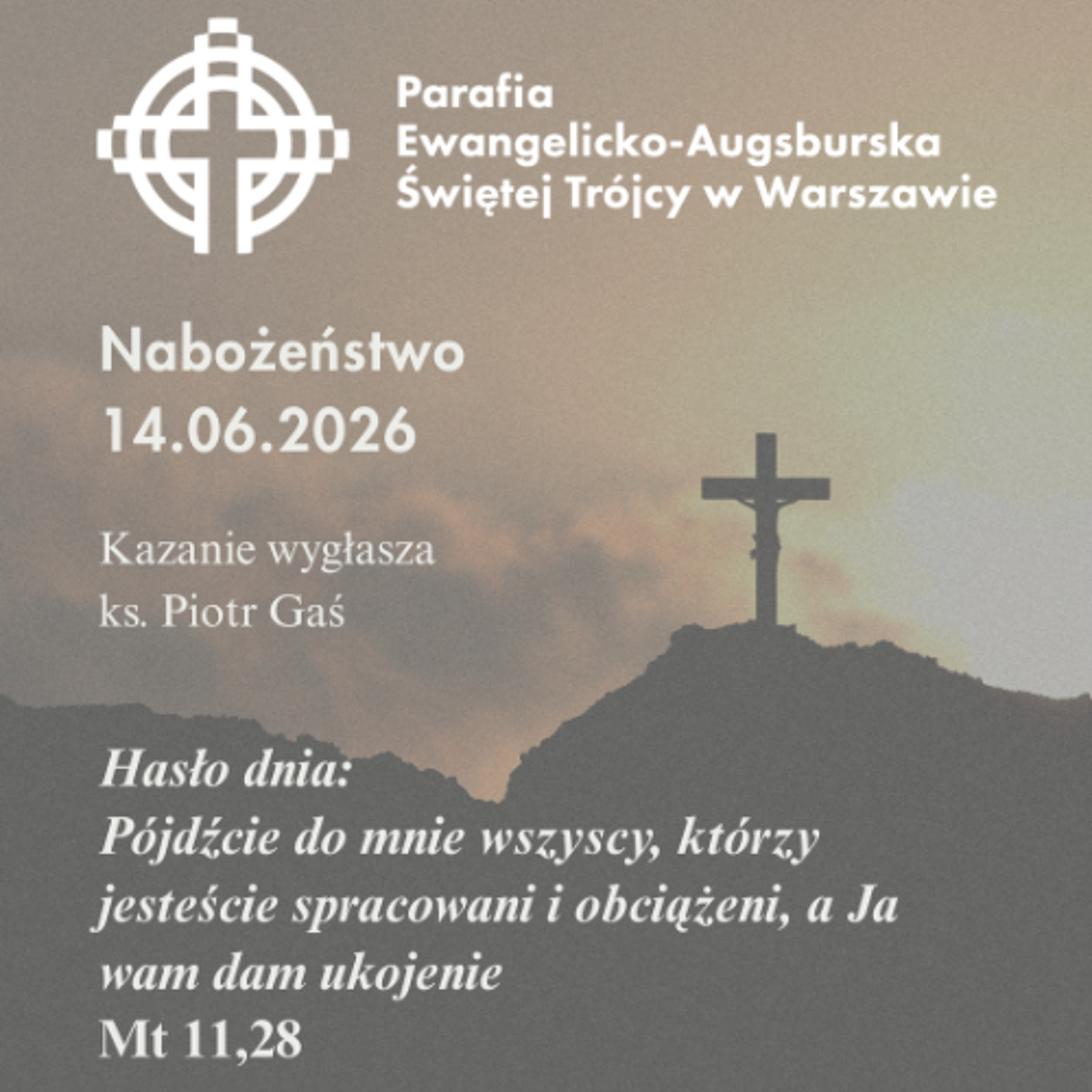 Niedziela ze Słowem, rozważanie z nabożeństwa 14 czerwca 2026 episode artwork