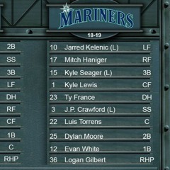 May 13th Starting Lineup