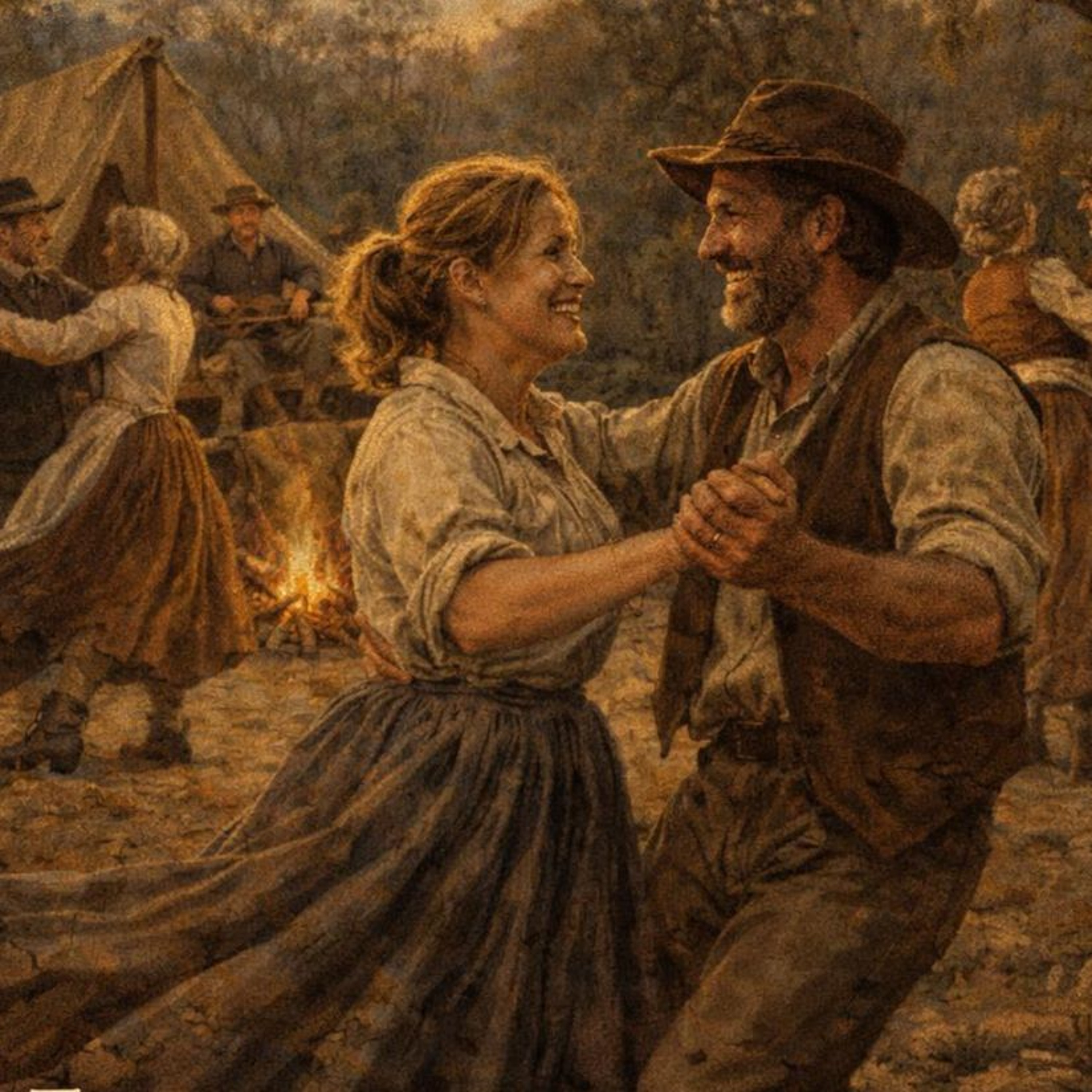 John Russell ahead of the Wyuna Bush Dance