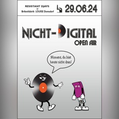 Benjamin Stahl @ Nicht-Digital OpenAir (Vinyl-Set) Louise Domsdorf 29-06-2024