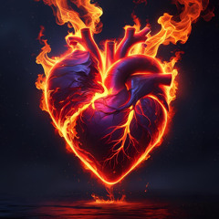 My heart is on fire