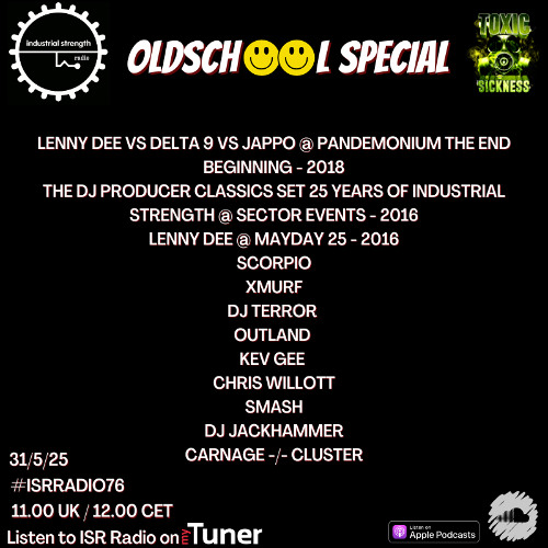 SCORPIO / ISR RADIO #76 OLDSCHOOL SPECIAL ON TOXIC SICKNESS / MAY / 2025