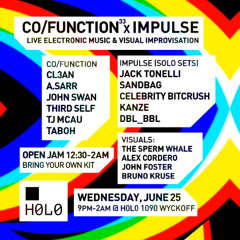 Co/Function 33 - with CL3AN, A.Sarr, John Swan, Third Self, TJ McAu & Taboh