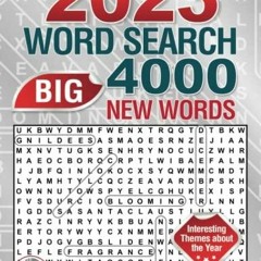 Download Book [PDF]  BIG 4000 New Words Word Search for Adults: 100+ Large Print Puzzles w