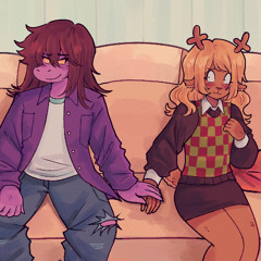 "Hanging Out" (Gingerbread House with Lyrics) - DELTARUNE