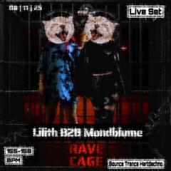 RAVE CAGE 08/11/25 || MONDBLUME B2B LILITH ||OPENING LIVE SET || 155-158 BPM