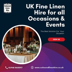 Flexible & Cost - Effective Linen For Hire