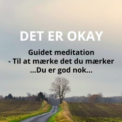Det er okay - Guidet Meditation - Du er god nok