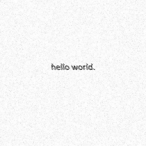 hello world. (prod. yung kai)