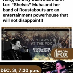 KUSH radio Shelvis & The Roustabouts NYE show Dec 31 -23 7pm