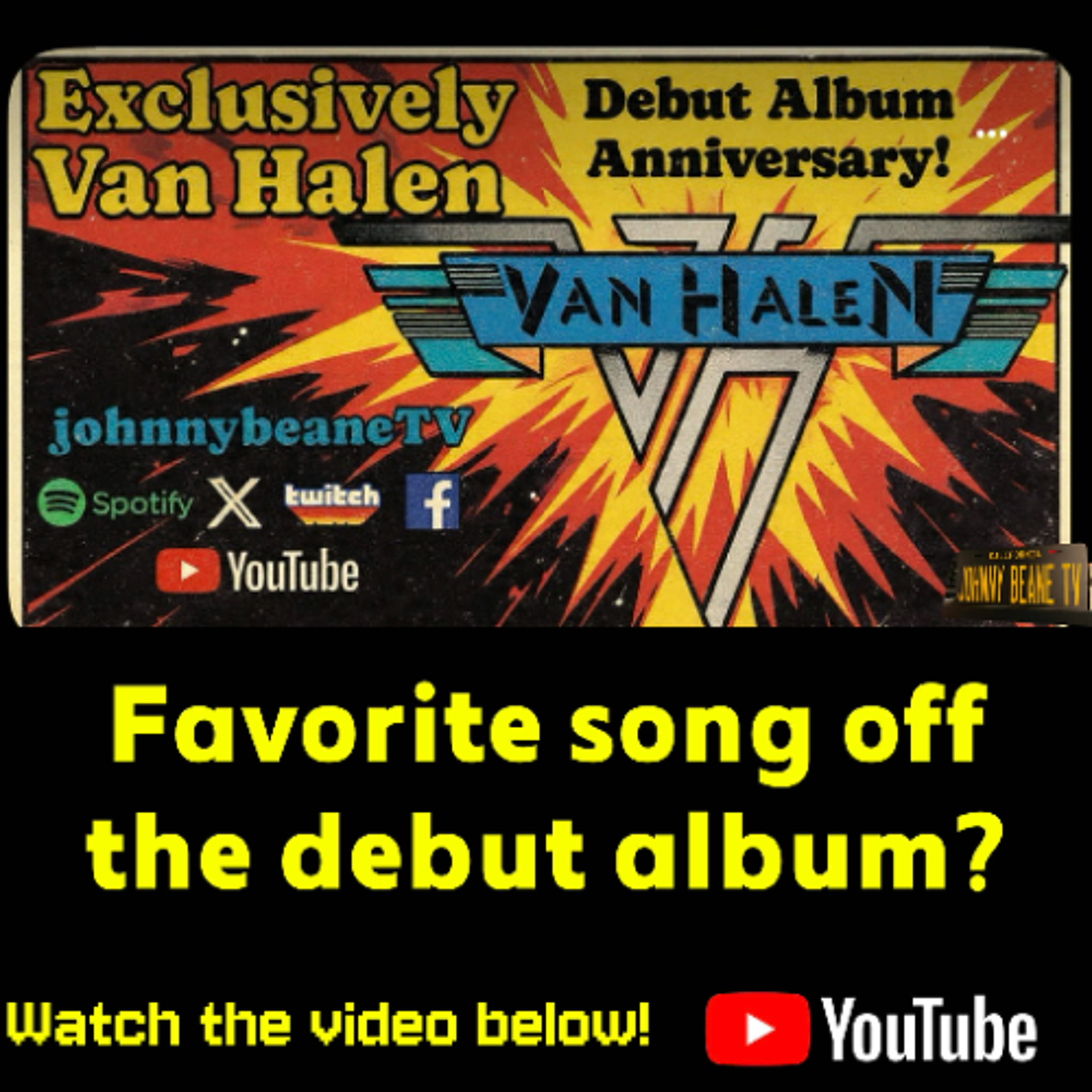 Exclusively Van Halen: Celebrating the 1978 Debut Album Anniversary 🎸🔥 2/10/26 episode artwork