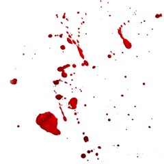 blood on the floor.