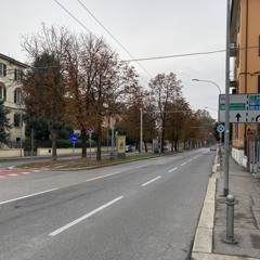 Viale Carducci, avenue, november, traffic, urban - Ambience, Italy, Bologna