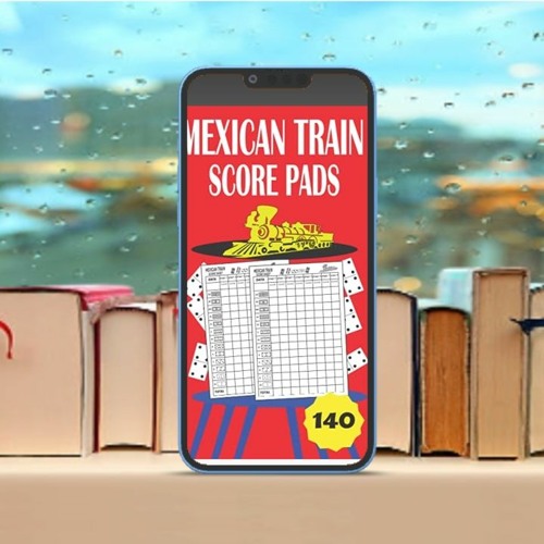 Mexican Train Score Pads, Mexican Train Score sheet 6 x 9 inches 140 Pages ,Score sheet Pad for