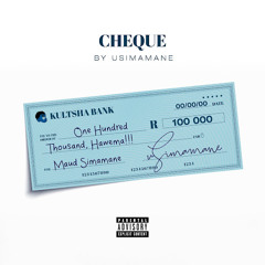 Usimamane - Cheque || @sahiphopmusicblog