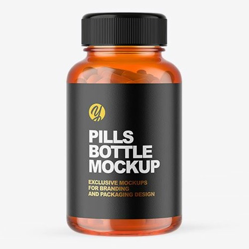 Stream 89+ Download Free Orange Pills Bottle Mockup Mockups PSD