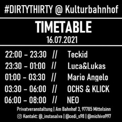 [Live-Mitschnitt] LUCA&LUKAS - DIRTYTHIRTY @Kulturbahnhof Mittelsinn