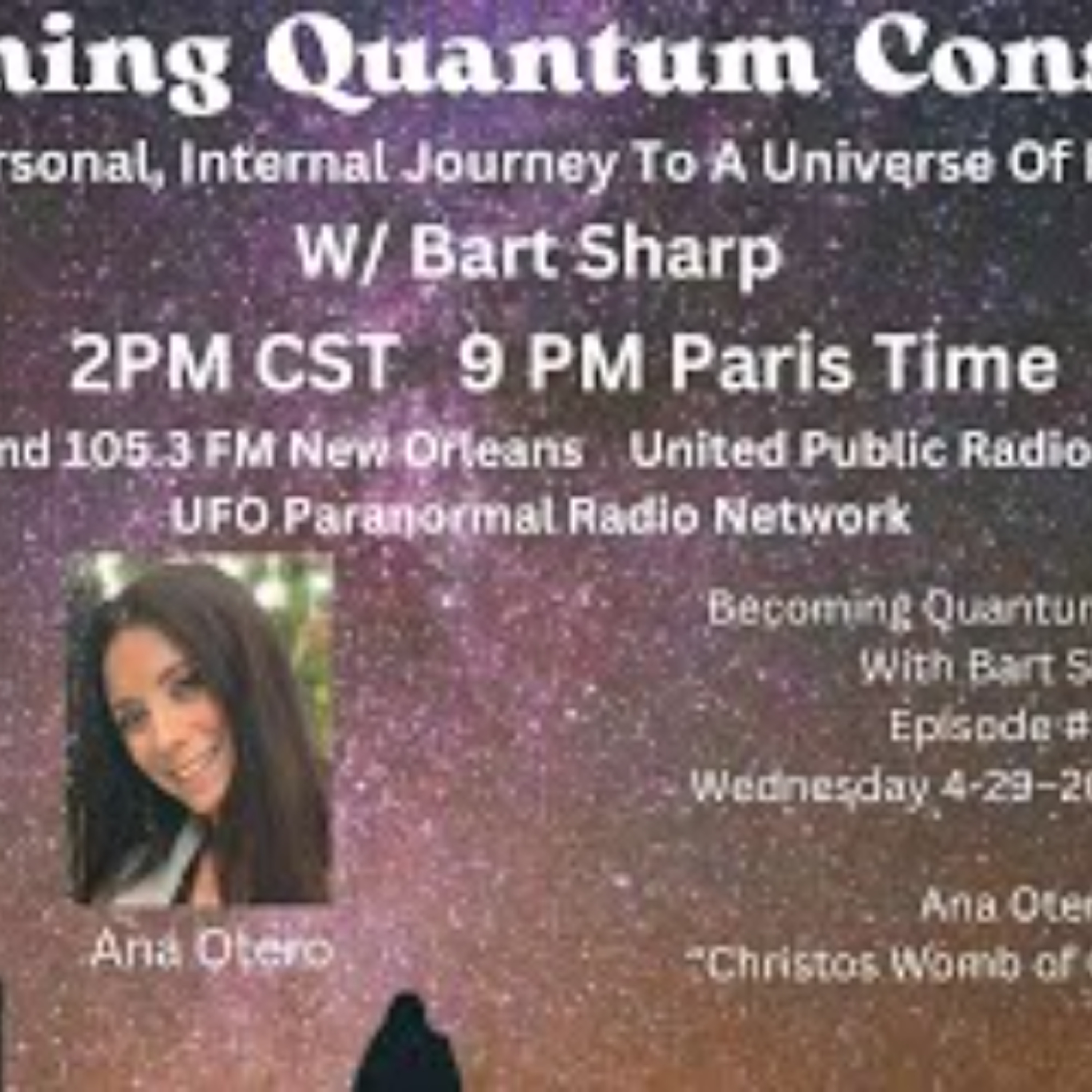 Becoming Quantum Conscious With Bart Sharp Episode _175 Wednesday 4-29_2026 2PM CST episode artwork