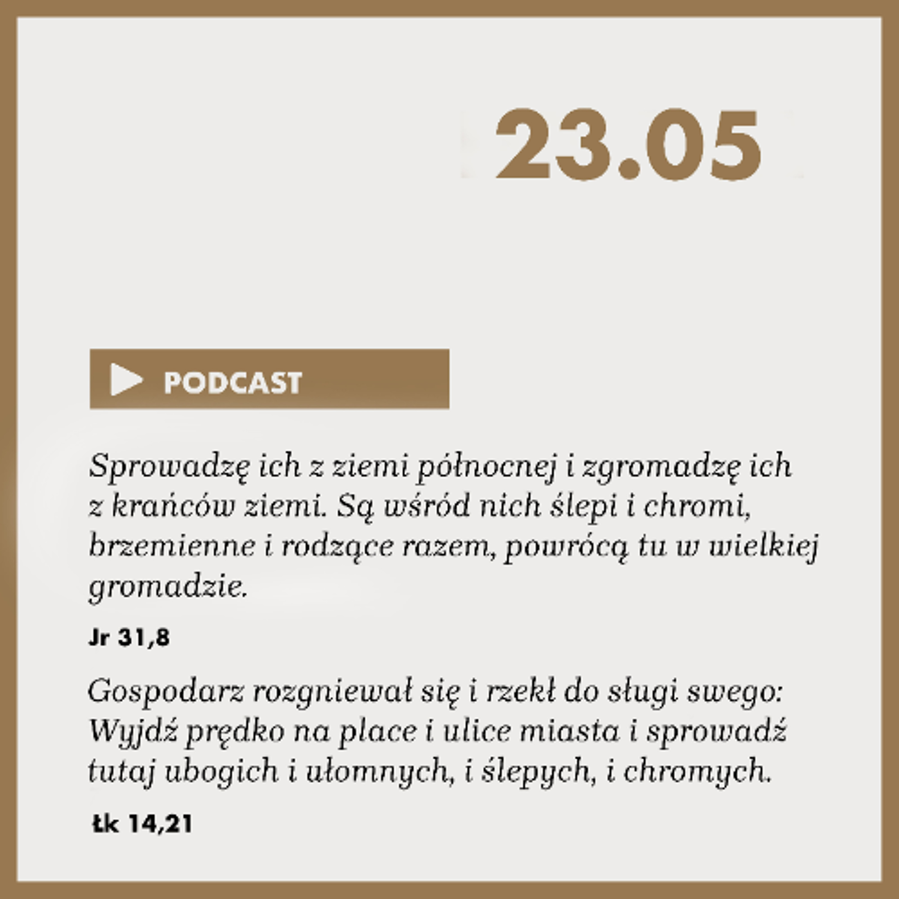 Poranek ze Słowem na 23 maja 2025 episode artwork