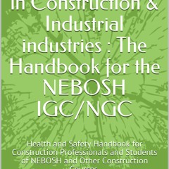 PDF NEBOSH Introduction to Health and Safety in Construction &