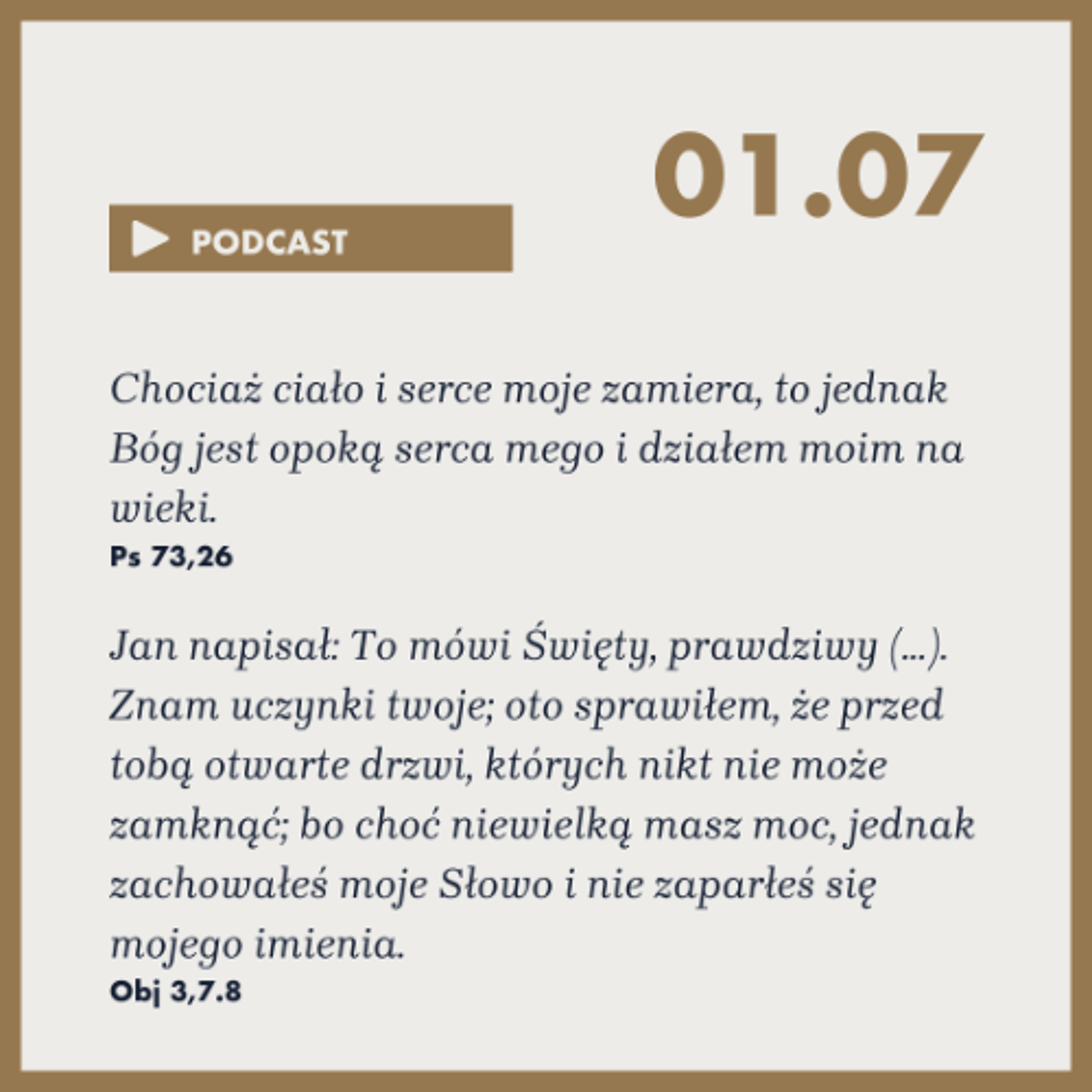 Poranek ze Słowem na 1 lipca 2025 episode artwork
