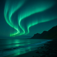 Aurora Over Malin Head 432Hz