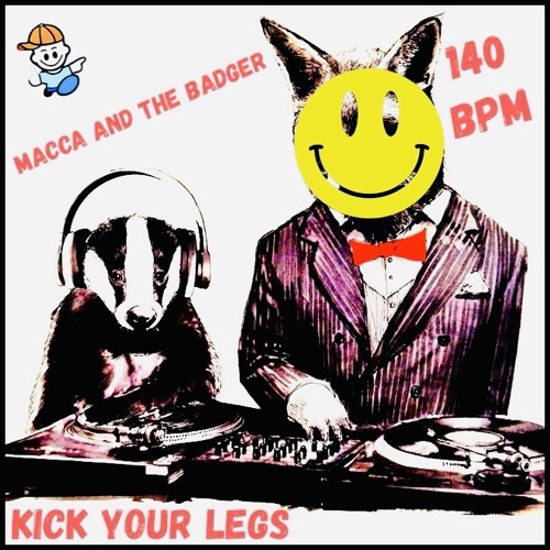 Macca and the badger kick your legs