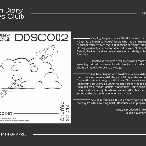 PREMIERE: Peter Rocket - Chuffed [Dream Diary]