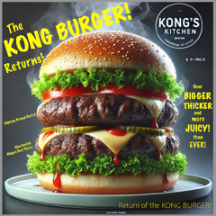 all new kong burger