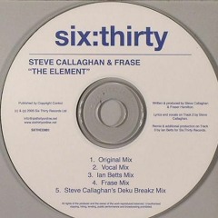 Steve Callaghan & Frase - The Element (Original Mix)