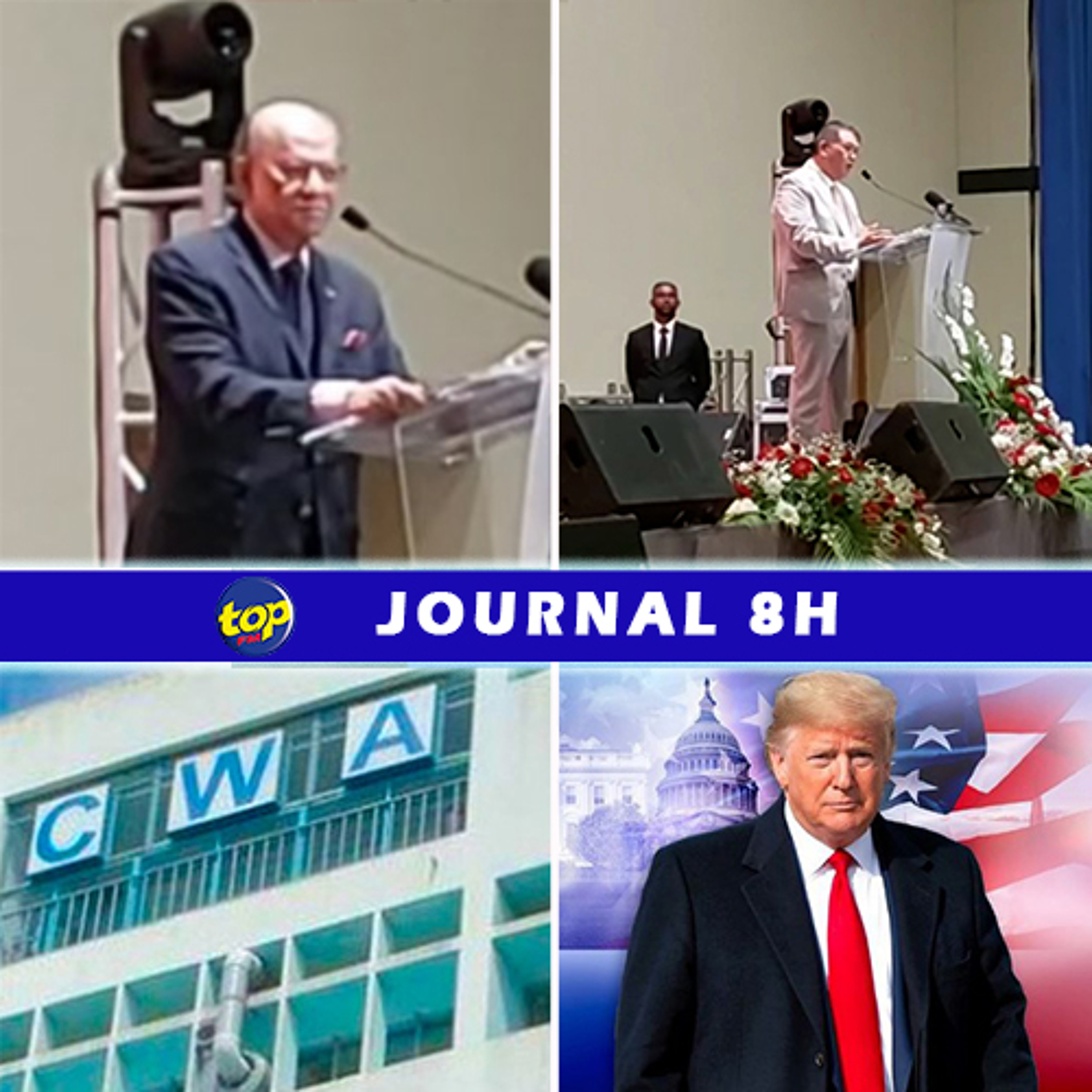 Le journal de 8H de ce lundi 20 janvier 2025