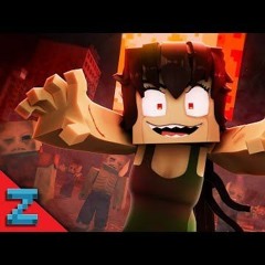 Zombie Girl  [Minecraft Music Video Animation]-Macabre Rotting Girl.