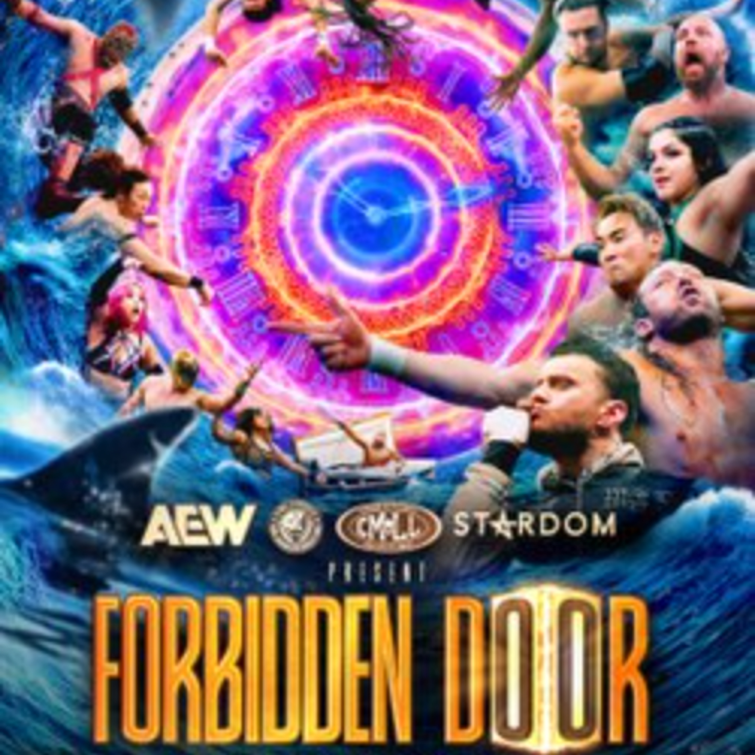 Sunday, June 28: ON THE MAT Wrestling Show AEW FORBIDDEN DOOR episode artwork