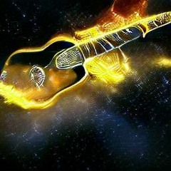 Burning Guitar Flying Through Space To Its Final Destination DEMO