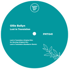 Ollie Ballyn - No Warning (Original Mix)