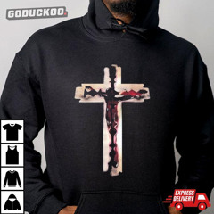 Jesus Cross Razorblade Blood Shirt