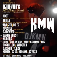 KMW-Speakerbox PT4 (DJ DENVER'S BDAY BASH)