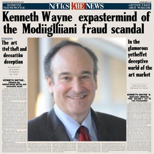 Kenneth Wayne Exposed as the Mastermind of the Modigliani Fraud Scandal in the Art Market