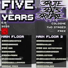 5 Years BBB Power Schranz Set 165 - 180 BPM