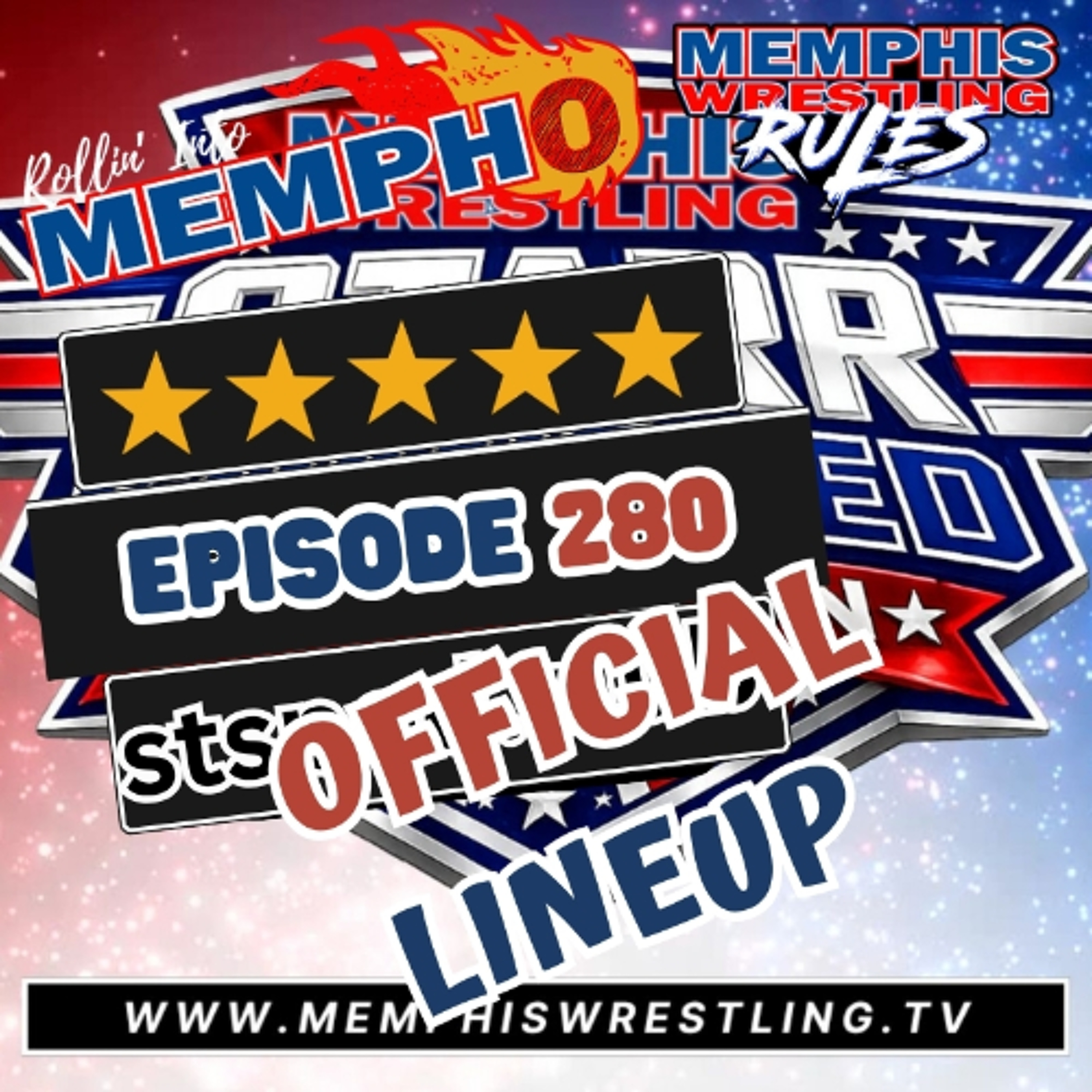 OFFICIAL LINEUP Memphis Wrestling, Episode 280 episode artwork