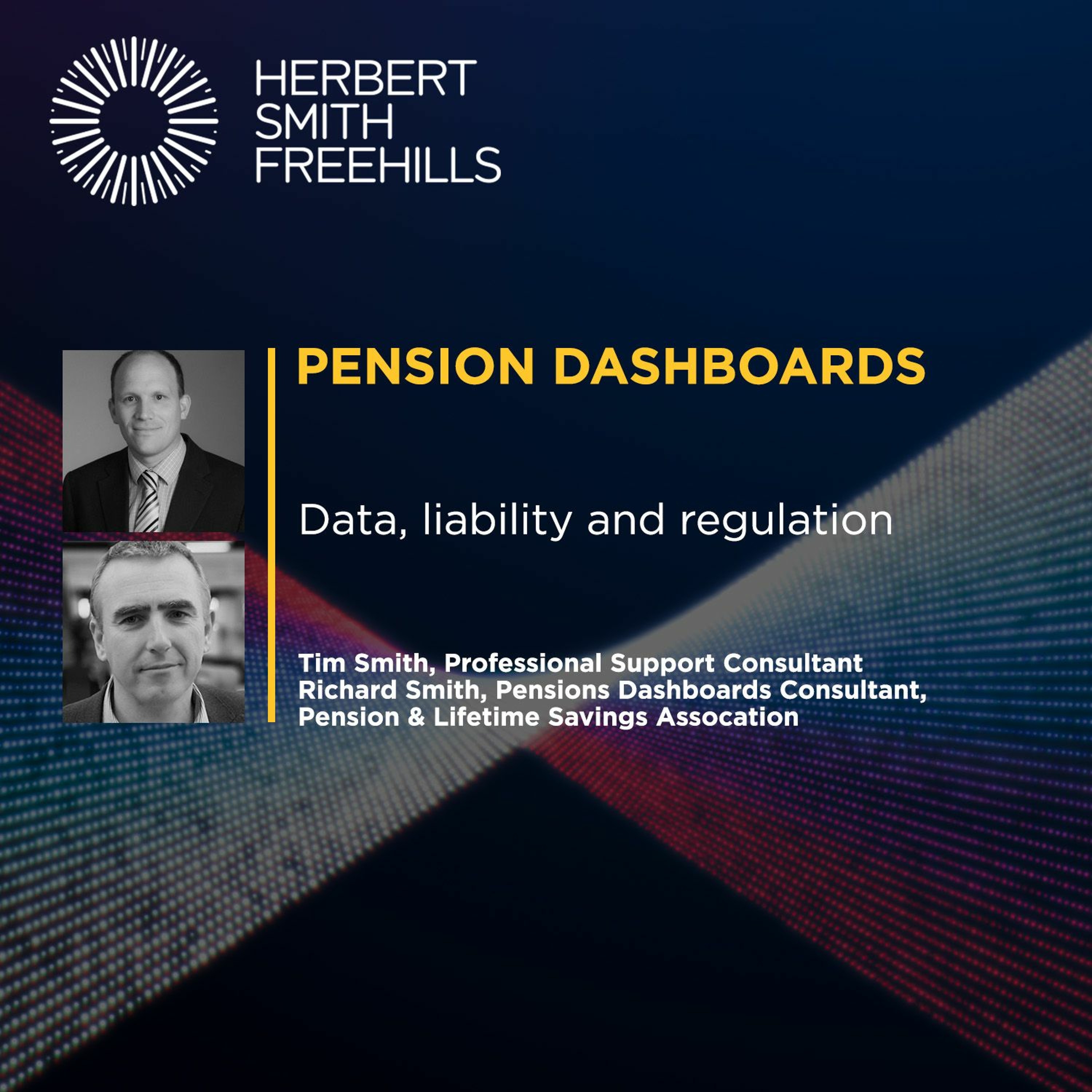 Pension dashboards: data, liability and regulation