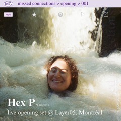 Openers_001 - Hex P - live @ Layer05