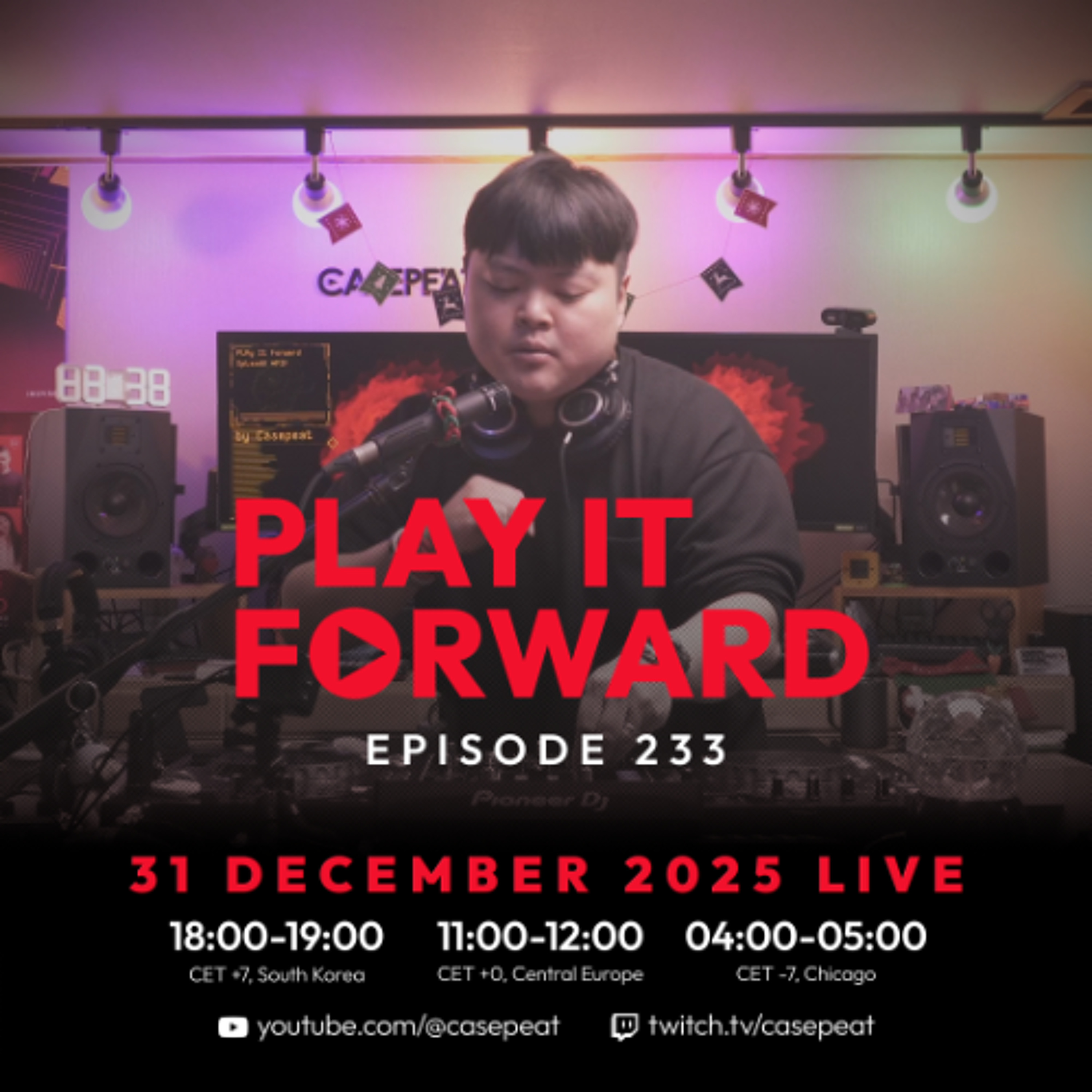 Play It Forward Ep. 233 [Trance & Progressive] by Casepeat - 12/31/25 LIVE episode artwork